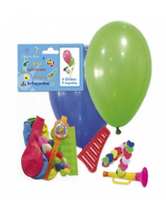 Bolsa globos y juguetes para piñatas