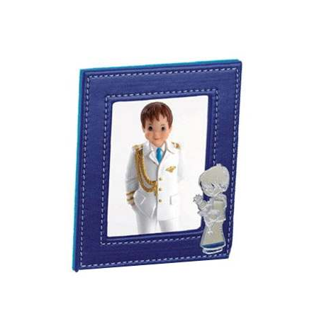 Marco de fotos silueta niño Comunión espejo