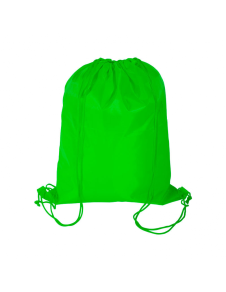 Regalos útiles mochila nylon verde acido