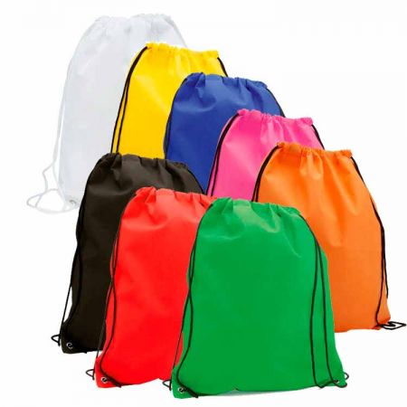 Regalos útiles mochila Non Woven colores surtidos lisos