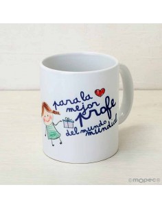 Taza o mug para regalar a la mejor profe