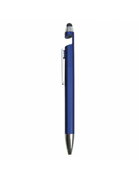 Bolígrafo sujeta móvil en azul
