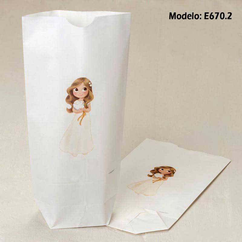 Alarmante probable Premedicación Bolsas de papel con diseño comunión para candybar o regalo