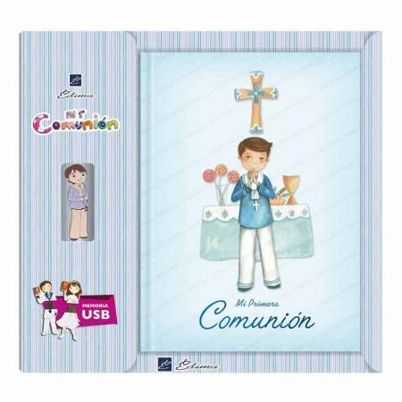 Libro para Primera Comunión con USB, Sonriente marinero en el altar