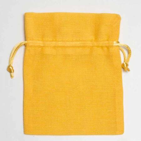 Bolsa algodón grande amarilla
