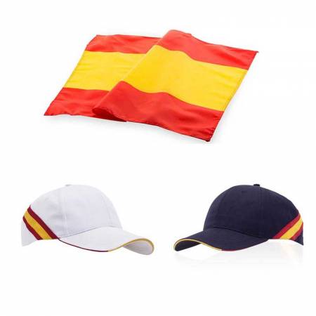 Set de gorra y bandear de España