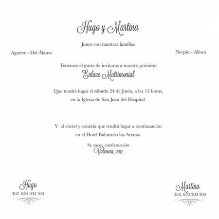 Pegatinas personalizadas boda - MARTINA Design and Paper