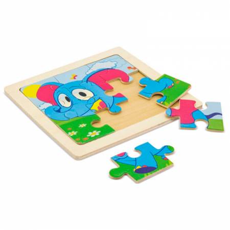 Bosque Acrobacia Sencillez Set 5 puzles infantiles en madera