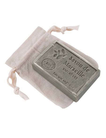 Exfoliante sólido vegetal con bolsita de algodón