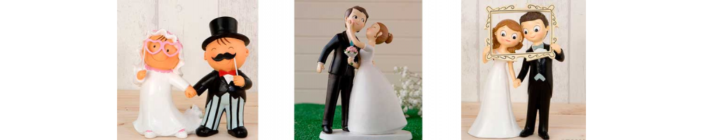 Figuras para tarta de boda | Originales figuras de novios